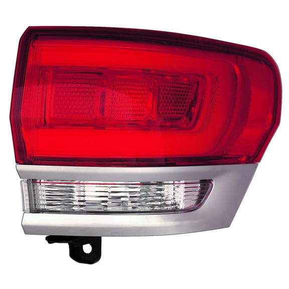For Jeep Grand Cherokee Tail Light Assembly 2014 15 16 17 2018 Passenger Side Outer Laredo / Limited / Overland / Summit CAPA For CH2805111 | 68236134AE