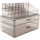 thumbnail image 5 of 1 Juego de organizador de maquillaje, organizador de escritorio multifunción con cajones, organizador transparente para joyas y cosméticos, 5 of 6