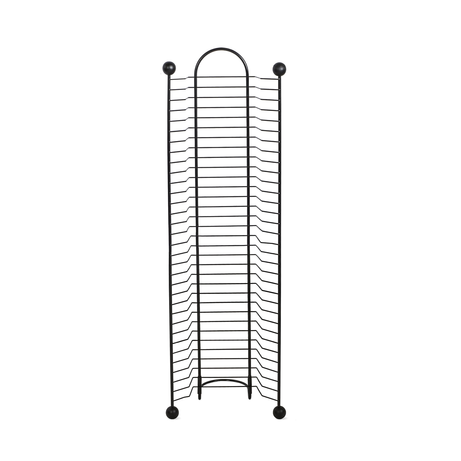 Atlantic 32-Disc Modern Nestable Wire Rack Media Storage Tower (32 CDS, 32 DVDs), Gunmetal