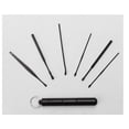 thumbnail image 5 of Cotons-tiges Lavables en Acier Inoxydable - Nettoyants d'Oreilles Réutilisables - (Trousse de 6, Noir), 5 of 5