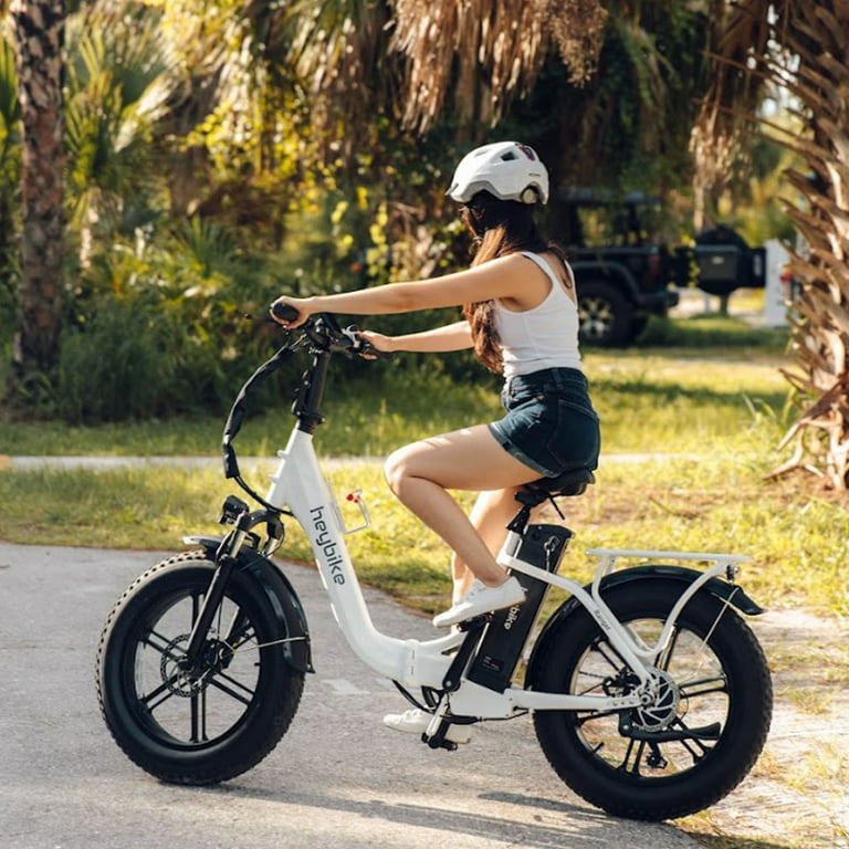Heybike Ranger Bicicleta eléctrica para adultos, 500 W, plegable, con  batería extraíble de 48 V y 15 Ah, Hey 20 pulgadas x 4.0 con neumático  grueso