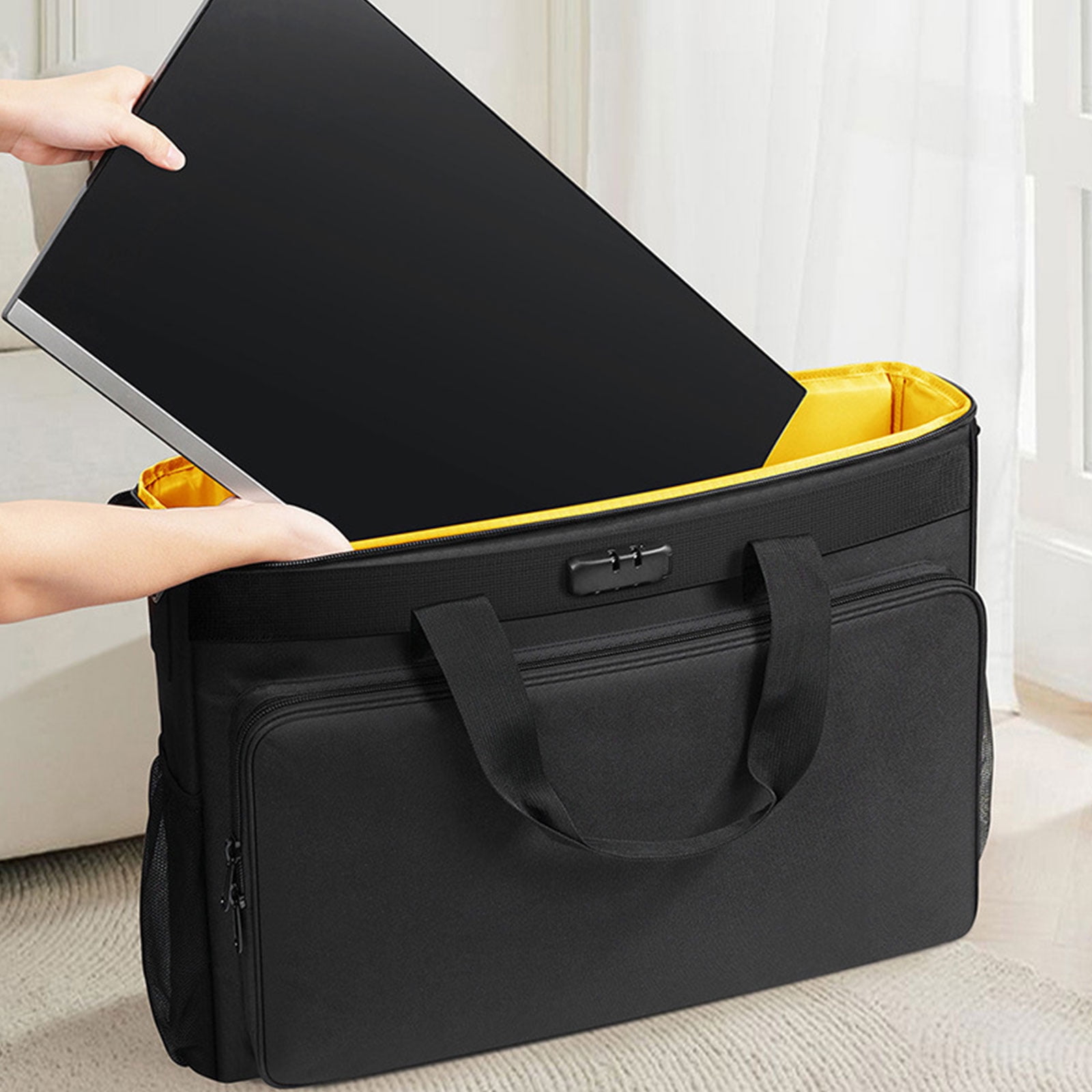 25/27/32inch Desktop Computer Bag Host Case Protective Case Monitor Screen Storage Keyboard Thickened Waterproof Bag