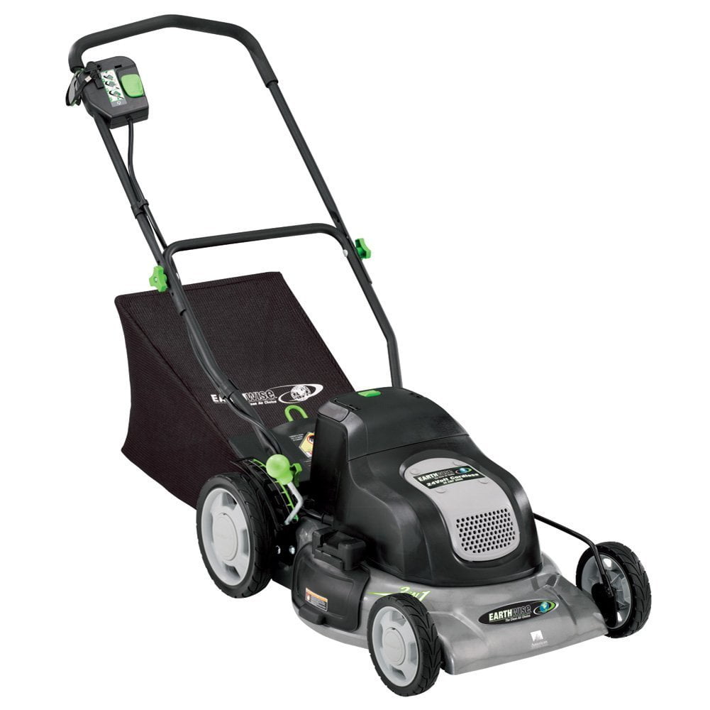 Earthwise Lawn Mower 20-Inch 24-Volt Cordless Electric Lawn Mower #60120 -  Walmart.com