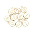 thumbnail image 3 of HILABEE 3x 10pcs 0-9 Enamel Number Pendants DIY Jewelry Making Accessories .6x0.5inch Elegant Trendy for Women, 3 of 8