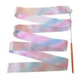 thumbnail image 6 of Jenny Watson Dance Ribbons Streamers,2M Flashing Star Rhythmic Gymnastic Ribbon Dance Ribbon Art Gymnastics Ballet Training Streamer Twirling Rod for Kids' Talent Shows and Artistic Dancing W1G3, 6 of 9