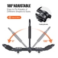 thumbnail image 3 of VEVOR Kayak Roof Rack 1 Pair J-Bar, Soft Roof Rack, Top Mount Tie Down, Carrier for kayak, Surf Board, Canoe, SUP, Ski Board, Mount on Car, SUV, Truck, 2 Kayaks, 3 of 9
