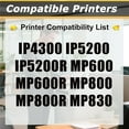 thumbnail image 2 of Compatible QY6-0061 QY60061 Print Head Printhead, Work for Canon IP4300 IP5200 IP5200R MP600 MP600R MP800 MP800R MP830 Printers, Reliability Longevity, 2 of 6