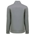thumbnail image 3 of Men's Cutter & Buck  Gray ETSU Buccaneers Roam Eco Recycled Quarter-Zip Sweatshirt, 3 of 3
