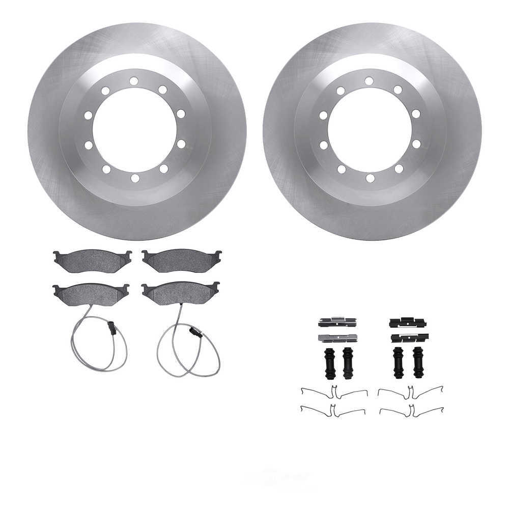 Dynamic Friction Company 6512-99434 DFC Rotors with 5000 Advanced Brake Pads includes Hardware