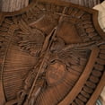 thumbnail image 4 of Shield Archangel Michael - Natural Wood - Christian Wall Art Decoration - Amulets - Religious Gifts, 4 of 7