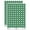 Dark Green, variant on Greater Than or Equal To Math Symbol Round Sticker Set - Yellow - Gloss Finish - 0.50" Size