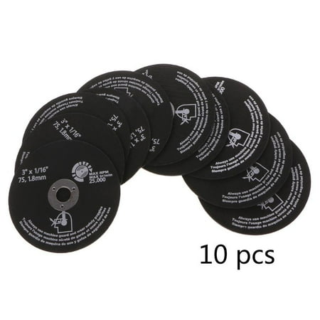 

10pcs Circular Resin Grinding Wheel Saw Blades Cutting Wheel Disc For Metal Cutting