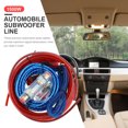 thumbnail image 1 of 1500W Car Audio Wire 8GA Car Subwoofer Cable 60 AMP Fuse Holder RCA Power Cable 18GA for Car Modification for Auto Vehicle Parts, 1 of 4
