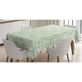 thumbnail image 1 of Green Leaf Tablecloth, Watercolor Style Olive Branch Mediterranean Tree Organic, Rectangle Satin Table Cover Accent for Dining Room and Kitchen, 60" X 90", Avocado Green, by Ambesonne, 1 of 2