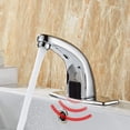 thumbnail image 2 of Grifo automático infrarrojo sin contacto para lavabo de cocina y baño, grifo para lavarse las manos Vhermosa WLJ-5051, 2 of 5