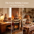 thumbnail image 5 of 2026 New Christmas & Halloween Diy Quilted Fabric Tree Kit, 3D Fabric Patchwork Craft Set for Beginners, Handmade Tabletop Holiday Decor, Ideal for Home Mantel Table Office Display, 5 of 8