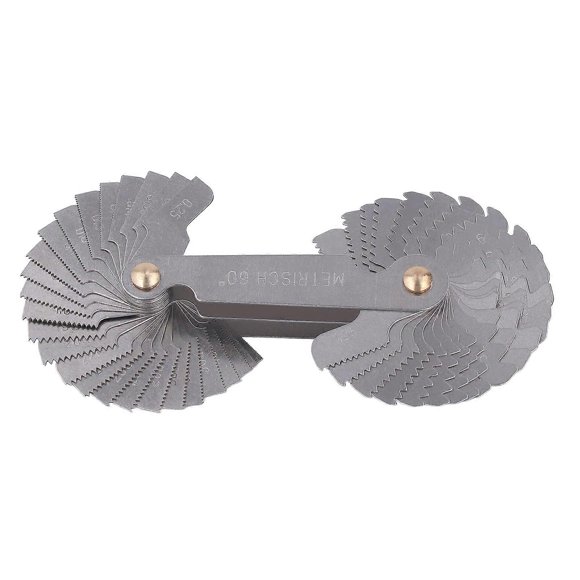 Metric Imperial Screw Gauge Imperial 55 Degree Metric 60 Degree Thread Pitch Measurement Tool
