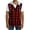 Dark Red, variant on Purcolt Men's Plaid Hooded Tank Tops Lightweight Sleeveless Button Down Hoodie Shirts Athletic Casual Bodybuilding Workout Shirts for Gym