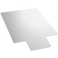 thumbnail image 1 of Pemberly Row Plastic Clear 60"x48" Polycarbonate Lipped Chair Mat For Hard Floor, 1 of 9