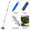 thumbnail image 3 of Wall Cleaner  Max 66'' Mop With Long Handle Ceiling Dust 15° Labor-saving Elbow Extension Pole Baseboard Duster Washer Scrubber High Reach Window Cleaning Brush Roof Tool-bu, 3 of 6