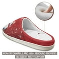 thumbnail image 6 of FUIALDOLG Christmas Slippers for Women Comfy Fleece Lined House Shoes with Memory Foam and Indoor Outdoor Soles, 6 of 7