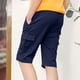 thumbnail image 4 of Odeerbi 4-14 Años Niños Cargo Shorts Verano Algodón Bermudas Shorts Deportivos Cortos Cintura Elástica Ropa Exterior Ropa de Trabajo Cortos, 4 of 8