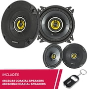 New Kicker 46CSC44 4" CS Series 2-Way Coaxial Speakers and 46CSC654 6.5" Speakers