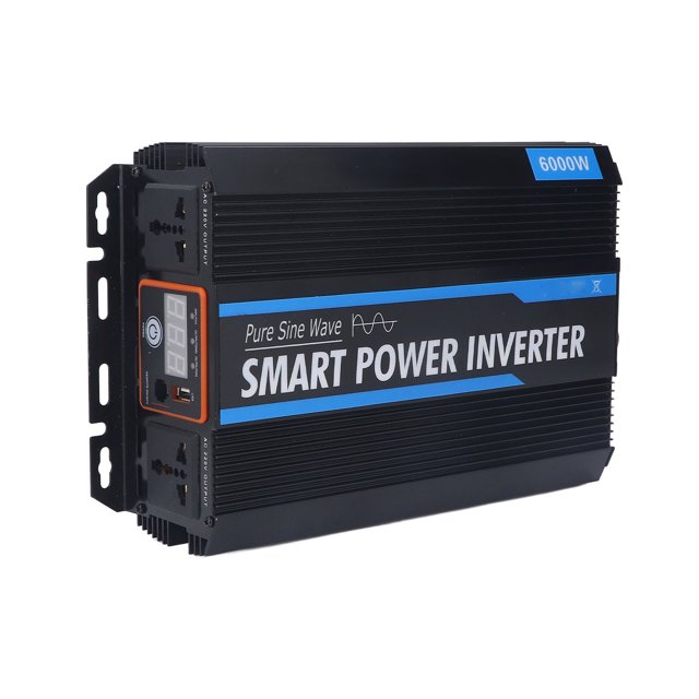 Inversor de corriente, inversor de onda sinusoidal pura, inversor de corriente para automóvil, inversor de corriente inteligente para automóvil, durabilidad extendida