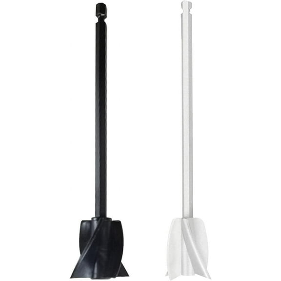 1/2 Pack Paint Mixer Drill Attachment, Small Epoxy Resin Mixer Paddles Reusable Paint Stirrers Epoxy Stirrer, Drill Attachment & Paint Tools