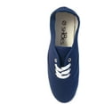 thumbnail image 4 of Shoes8teen Womens Canvas Shoes Lace up Sneakers 324 Navy 7, 4 of 5