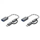 thumbnail image 1 of 2X Cable USB OTG 2 en 1 Tipo C / Micro-USB una USB 3.0 Adaptador Cable de Transferencia de Datos de DiseñO para TeléFono Andriod (Gris), 1 of 7