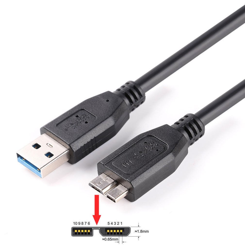 3ft Micro Usb 30 Data Cable Cord Wd My Book External Hard Drive