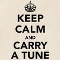 thumbnail image 2 of CafePress - Keep Calm And Carry A Tune Tote Bag - Unisex Canvas Tote Bag, Beige, 1-Piece, 2 of 7