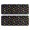 Black Colorful Skull-1, variant on Kitchen Rugs Sets Of 2,Black Colorful Skull Flower Hat Pattern Anti Fatigue Kitchen Mat Rugs Non Slip Washable,Decorative Kitchen Floor Mats for Kitchen,Sink,Laundry,17"x47"+17"x47"