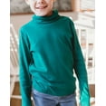 thumbnail image 4 of Boys and Girls Soft Cotton Turtleneck | Purple, 4 of 5