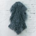 thumbnail image 1 of Gray Mongolian Lamb Fur Rug, 1 of 1