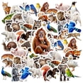 thumbnail image 3 of 35pcs Realistic Animal Kids Stickers  Lovely Children Stickers DIY Stickers for Laptops Suitcase, 3 of 9