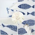 thumbnail image 4 of PiccoCasa Collapsible Storage Bin Basket with Drawstring, Blue Fish X-Large, 4 of 8