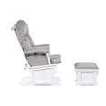 thumbnail image 3 of Suite Bebe Monti Glider and Ottoman in White Finish with Gray Cushion, 3 of 6