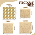 thumbnail image 2 of Sekonow 150 Pack Paper Sandwich Bags Greaseproof - 3 Sizes Flat Brown Kraft Paper Snack Bags with Seal Stickers, Ideal for Toast, Treat, Cookie, Pastry, Burger, Lunch, 2 of 7