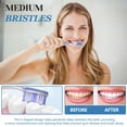 thumbnail image 3 of Cepillo de dientes DR.BRIGHT mediano, paquete de 6 con limpiador de lengua, 3 of 9