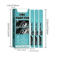 thumbnail image 3 of WLOELOEW 3Ml Blue Tire Paint Pen For Car Wheel Customization Multi-Color Oil-Based Marker For Diy Personalization, 3 of 9