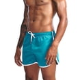 thumbnail image 4 of EOYWHK Workout Shorts for Men Breathable with Pockets Drawstring Mens Active Shorts Soft Lightweight Breathable Active Shorts for Men Green, Size L, 4 of 6