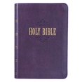 thumbnail image 1 of KJV Compact Grand Imprimé Lux-Cuir Violet, 1 of 2