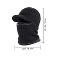 thumbnail image 3 of Polyester All-in-One Winter Hat for Men: Warm, Stretchable and Suitable for Outdoor Activities, 3 of 8
