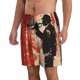 thumbnail image 2 of Fotbe Silhouette Trumpet Red Art Trajes de Baño Estampados para Hombre, Shorts de Verano de Secado Rápido, Ropa de Playa, Bañadores-XX-Large, 2 of 6