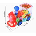 thumbnail image 3 of 1 Pcs Electric Gear Train Music Light Rotation Toy Birthday Gift For Children Kids, 3 of 5