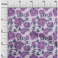 thumbnail image 2 of oneOone Cotton Cambric Purple Fabric Floral Retro Sewing Craft Projects Fabric Prints By Yard 56 Inch Wide, 2 of 5