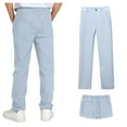 thumbnail image 3 of School Uniforms For Boys Straight Pants With Pockets Pull On Chino Pants Stretch Pants Multicolor Uniform Pants For Boys Back To School Outfits For Boys Boys Pants Size 14-15 Years, 3 of 5