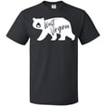 thumbnail image 3 of Inktastic West Virginia White Bear Silhouette T-Shirt, 3 of 5